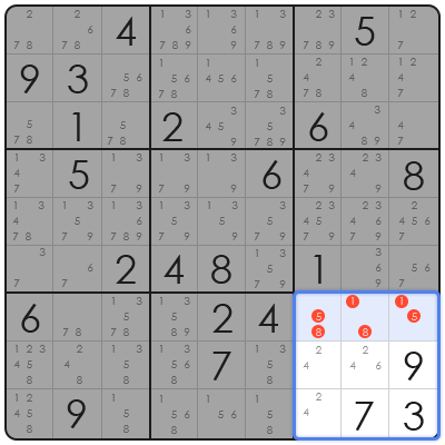 sudoku empty rectangle